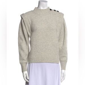 Isabel Etoile Marant Wool jumper elegant sweater size 34 luxury v-neck knitwear